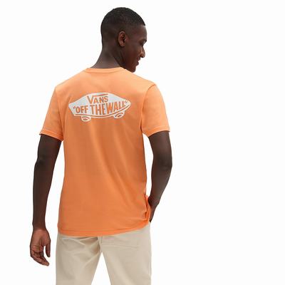 Camiseta Vans Off The Wall Classic Hombre Naranjas | RHG389150