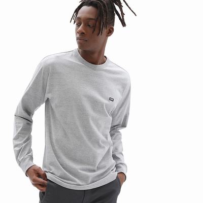 Camiseta Vans Off The Wall Classic Long Sleeve Hombre Gris | WGS235674