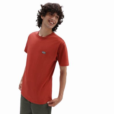 Camiseta Vans Off The Wall Color Multiplier Hombre Rojas | ZWJ096274