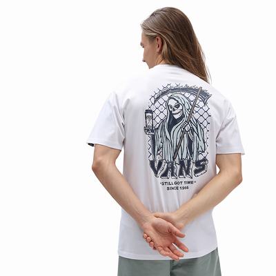 Camiseta Vans Still Got Time Hombre Blancas | WTQ493876