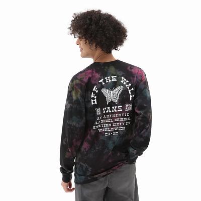 Camiseta Vans Tri Tie Dye Long Sleeve Hombre Multicolor | IHZ237950