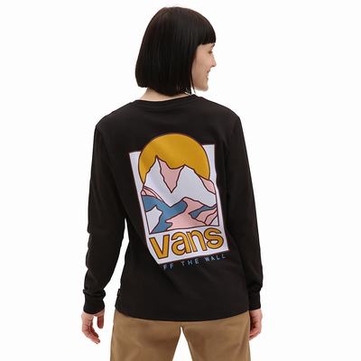 Camiseta Vans Van Doren Ridge Mujer Negras | MBI914357