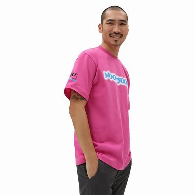 Camiseta Vans x Noon Goons Glow logo Hombre Rosas | GNW360947