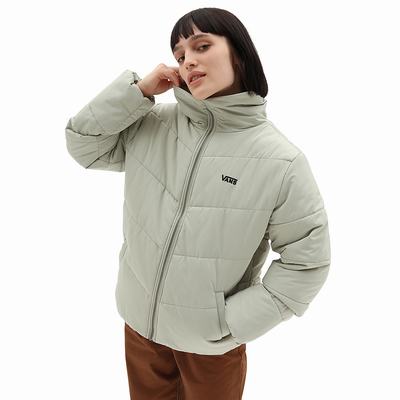 Chaquetas Vans Foundry Puffer MTE Mujer Verde | EYQ964817