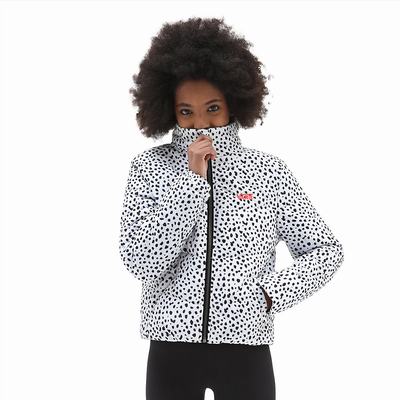 Chaquetas Vans Foundry Puffer Print MTE (8-14 years) Niños Negras/Blancas | YTR371549