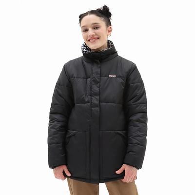 Chaquetas Vans Send It Reversible MTE Puffer Mujer Negras | ORP206879