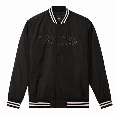 Chaquetas Vans Sixty Sixers Varsity Hombre Negras | CIY927680