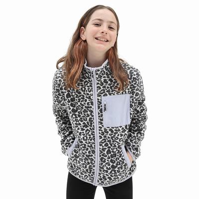 Chaquetas Vans Snow Leopard Fleece (8-14 years) Niños Marrones | QNC397842