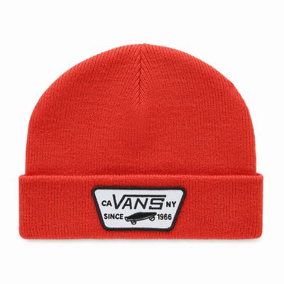 Gorros Vans Milford Niños Rojas | KHZ410287