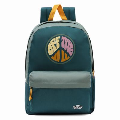 Mochilas Vans Calle Sport Realm Mujer Verde | OKF568291