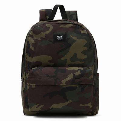 Mochilas Vans Old Skool IIII Hombre Verde/Marrones | ICX603587