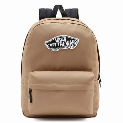 Mochilas Vans Realm Hombre Marrones | FBN830971