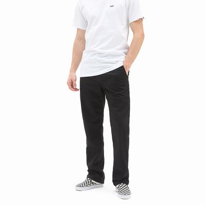 Pantalones Vans Authentic Chino Relaxed Hombre Negras | ILU769032