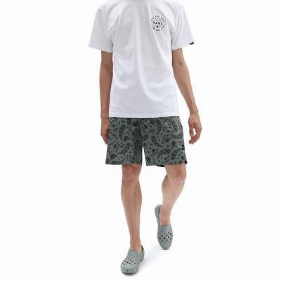 Shorts De Playa Vans Mixed II Hombre Verde | IQB578942