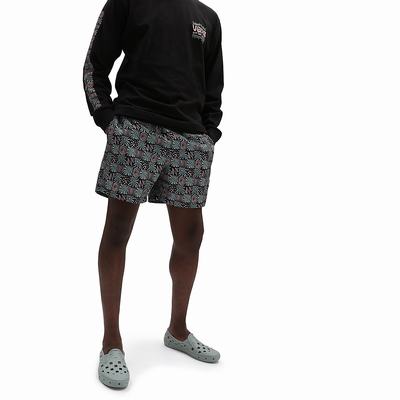 Shorts De Playa Vans Mixed Volley Hombre Multicolor | GRH691873