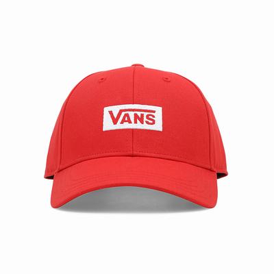 Sombreros Vans Boxed Structured Jockey Hombre Rojas | UGO731429