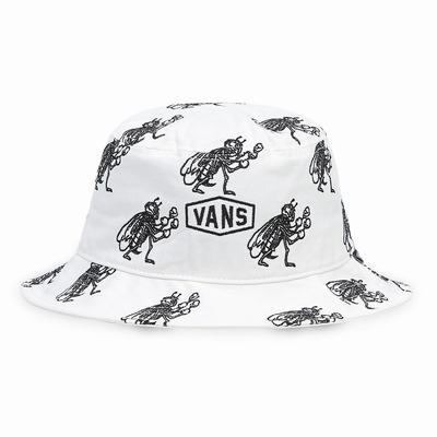 Sombreros Vans Checkerboard Research Undertone II Bucket Hombre Blancas | RHE780649