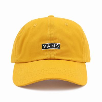 Sombreros Vans Curved Bill Jockey Mujer Amarillo/Naranjas | LCS189306