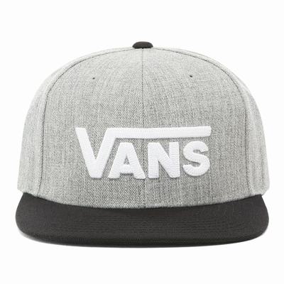 Sombreros Vans Drop V Snapback Hombre Gris | GSW601289