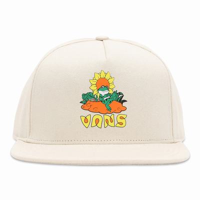 Sombreros Vans Eco Positivity Snapback Hombre Blancas | MVC189723