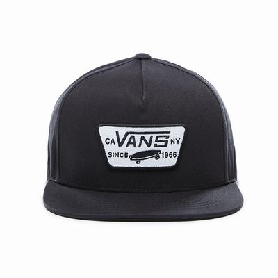 Sombreros Vans Full Patch Snapback Hombre Negras | QOC643920