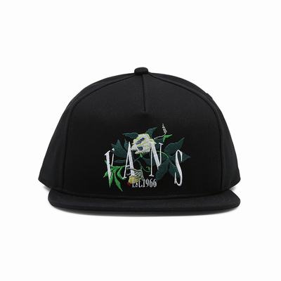 Sombreros Vans Greenhouse Snapback Hombre Negras | SUC765321