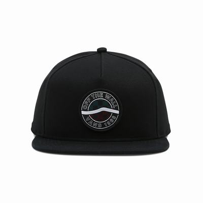 Sombreros Vans Seasonal Snapback Hombre Negras | BAS023589