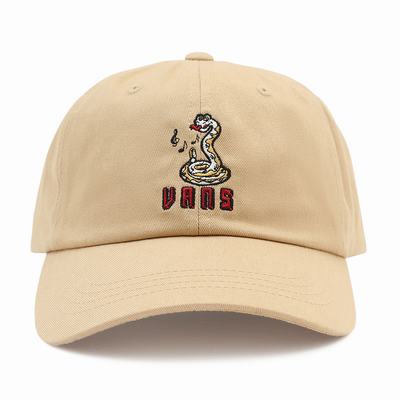 Sombreros Vans Wilbar Curved Bill Jockey Hombre Beige | SOP136875