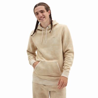 Sudadera Con Capucha Vans ComfyCush Wash Hombre Blancas | FQO789064