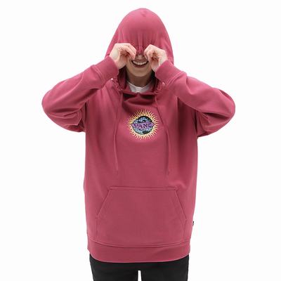 Sudadera Con Capucha Vans Earth & Sun Mujer Rosas | FKU053716