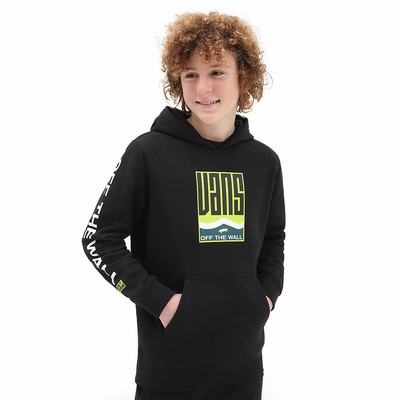 Sudadera Con Capucha Vans Maze (8-14 years) Niños Negras | MAC654971