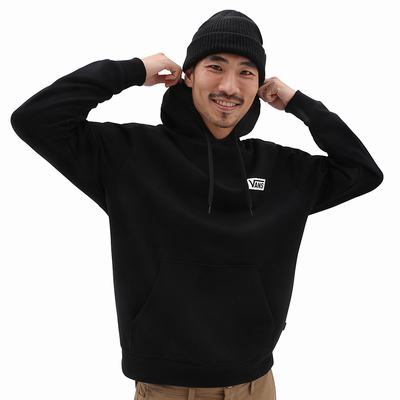 Sudadera Con Capucha Vans Relaxed Fit Hombre Negras | FJP274369