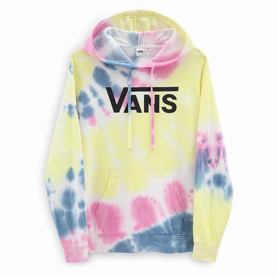 Sudadera Con Capucha Vans Spiraling Mujer Rosas | NLQ604391