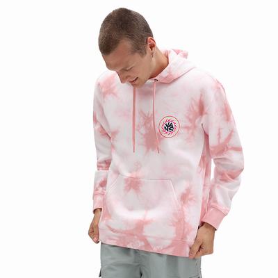 Sudadera Con Capucha Vans Summer Camp Hombre Rosas | DVE295364