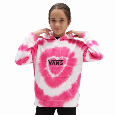 Sudadera Con Capucha Vans Tie Dye Heart (8-14 years) Niños Rosas | YJM234908