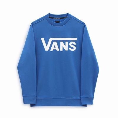 Sudaderas Vans Classic Crew (8-14 years) Niños Azules | IKT937184