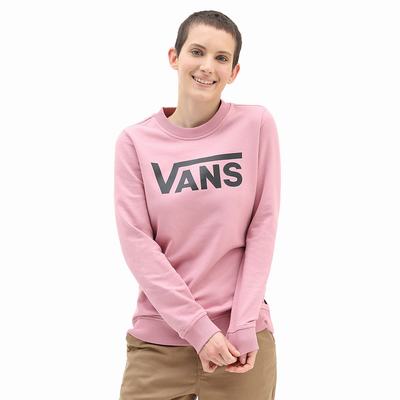 Sudaderas Vans Classic V Crew Mujer Rosas | OTS672418