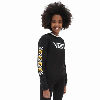 Sudaderas Vans Sunlit Crew (8-14 years) Niños Negras | GRV072354