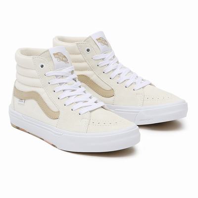 Tenis Botas Vans Angie Marino BMX Sk8-Hi Mujer Blancas/Beige | FYX953671