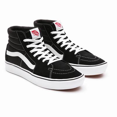 Tenis Botas Vans Comfycush Sk8-Hi Hombre Negras | BLW169205