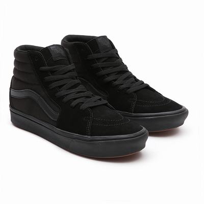 Tenis Botas Vans Comfycush Sk8-Hi Hombre Negras | MXJ680941