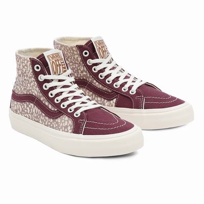 Tenis Botas Vans Eco Theory SK8-Hi 38 Decon SF Hombre Rojas | ALN792605