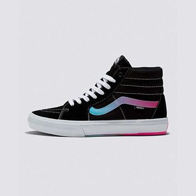 Tenis Botas Vans Gradient BMX Sk8-Hi Mujer Negras/Blancas | GBX841930