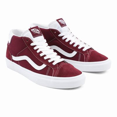 Tenis Botas Vans Mid Skool 37 Hombre Rojas | AWF526390