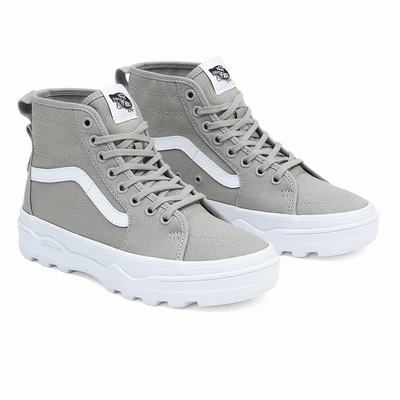 Tenis Botas Vans Sentry Sk8-Hi Hombre Beige | UKE619234