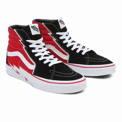 Tenis Botas Vans Sk8-Hi Bolt Hombre Negras | HAC243901