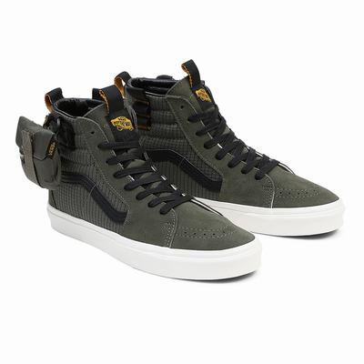 Tenis Botas Vans Sk8-Hi Cmty Hombre Verde | DSL315409