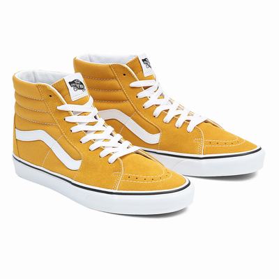 Tenis Botas Vans Sk8-Hi Hombre Amarillo | BTY517042