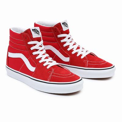 Tenis Botas Vans Sk8-Hi Hombre Rojas | GLK759486