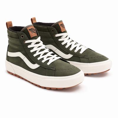 Tenis Botas Vans Sk8-Hi MTE-1 Hombre Verde | ZFO596214